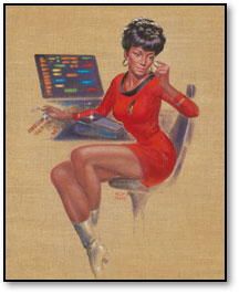 Uhura Portrait - Kelly Freas